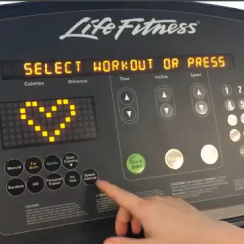 Treadmill With Interval Button 3