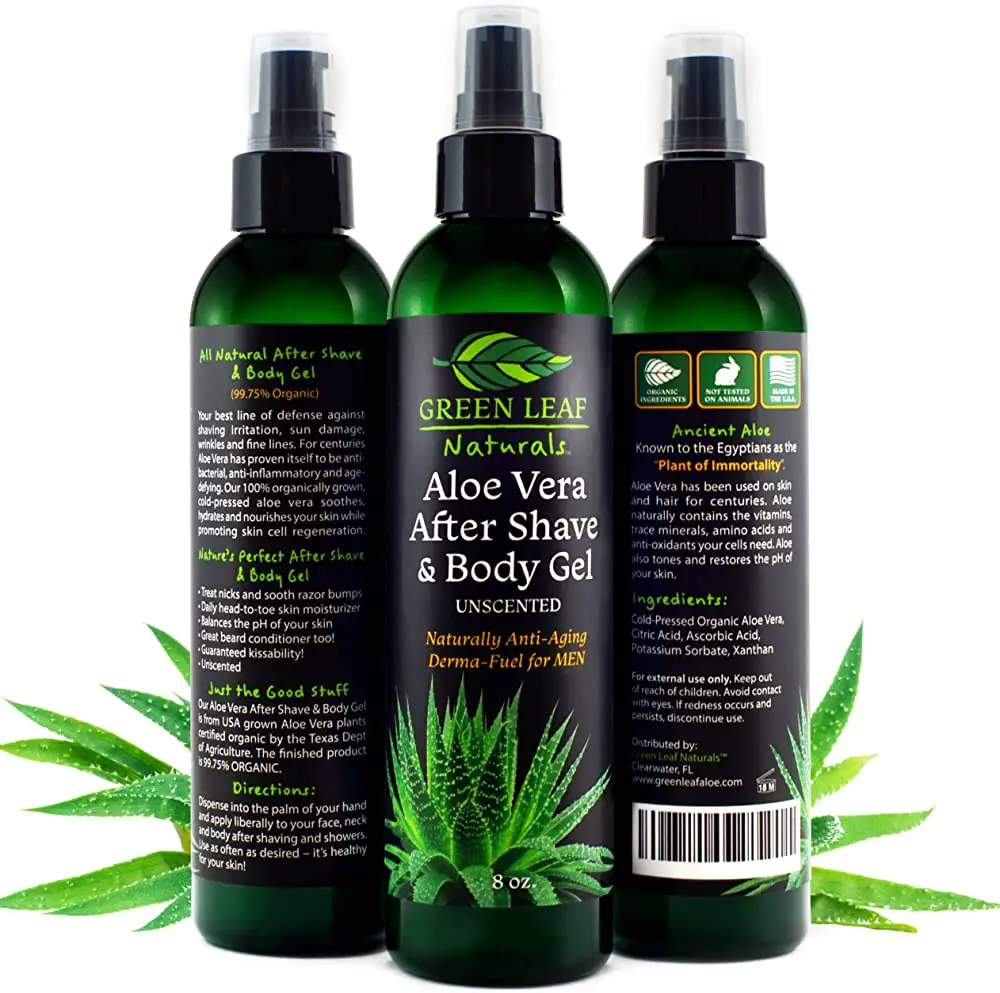 Best After Shave Aloe Vera Soothe Nourish And Protect Your Skin