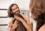 how to clean up a beard while growing it out