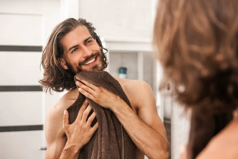 how to clean up a beard while growing it out